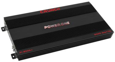 Crunch P1-2000.1 2000W A/B Class MonoBlock Power One Series Car ...