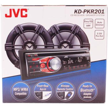 JVC KD-PKR201 KDR330 CD/MP3/WMA/iPod/iPhone Headunit and CSMX620 6-1/2