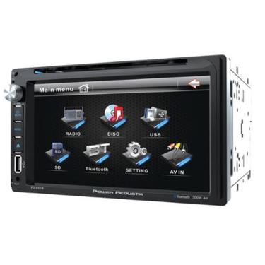 Power Acoustik PD-651B 2-DIN Multimedia Source Unit w/ 6.5" LCD Touch