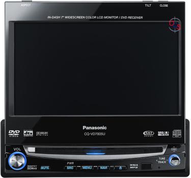 Panasonic CQ-VD7005U In-Dash 7" Widescreen Color LCD Monitor/DVD