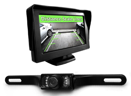 Rear View Mirror/Screen (with Backup camera)