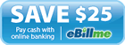 Save $25 - Rebate by mail