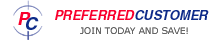 Preferred Customer Program - click to learn more.