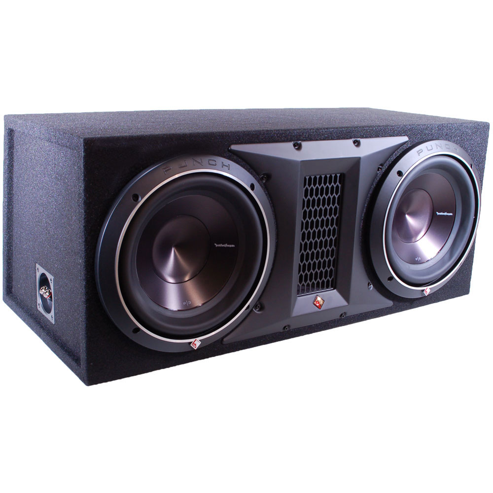 Rockford Fosgate P32X12 Ported Subwoofer Enclosure Loaded with Dual 12