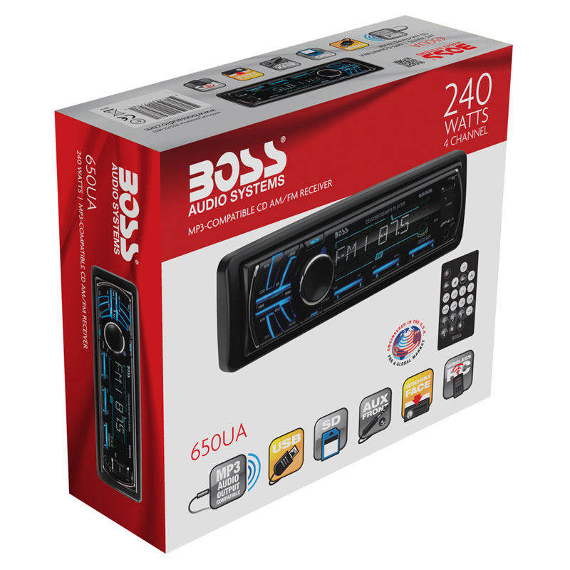 Boss Audio 650UA Car CD Players