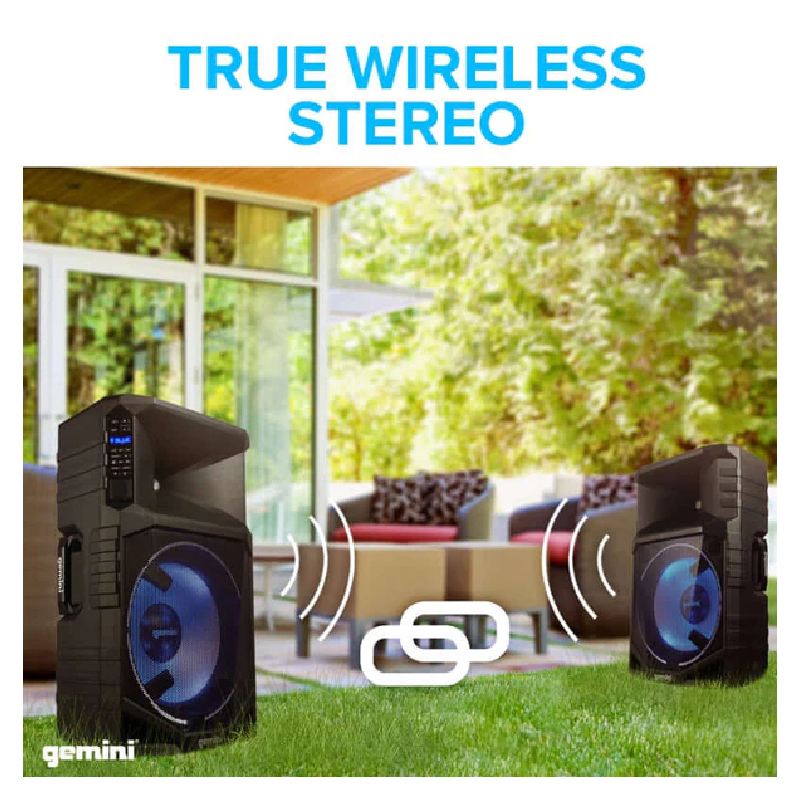 Gemini GSW-T1500PK Portable Speakers