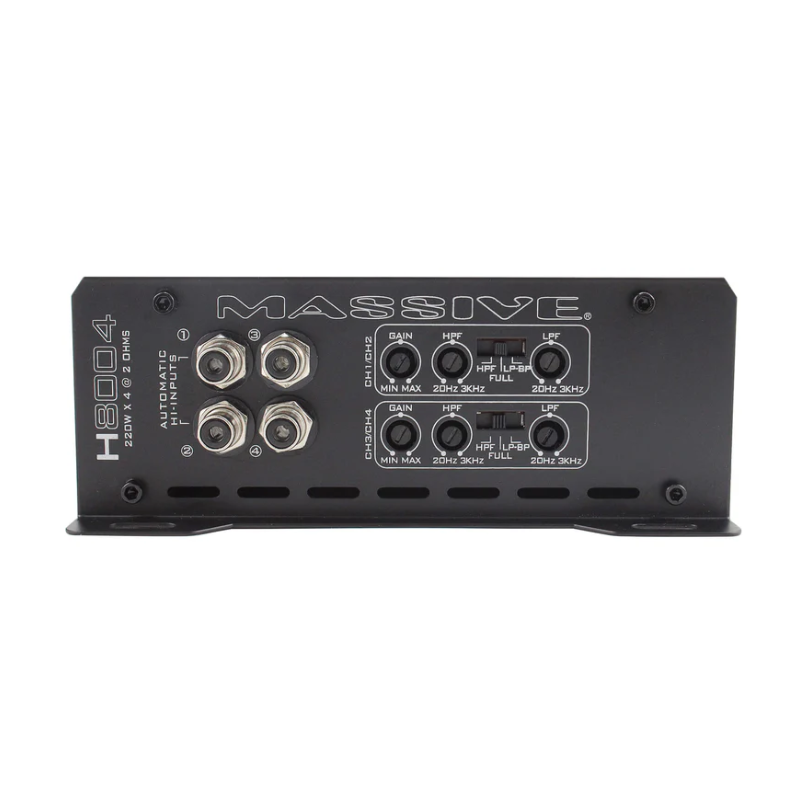 Massive Audio H8004 4 Channel Amplifiers