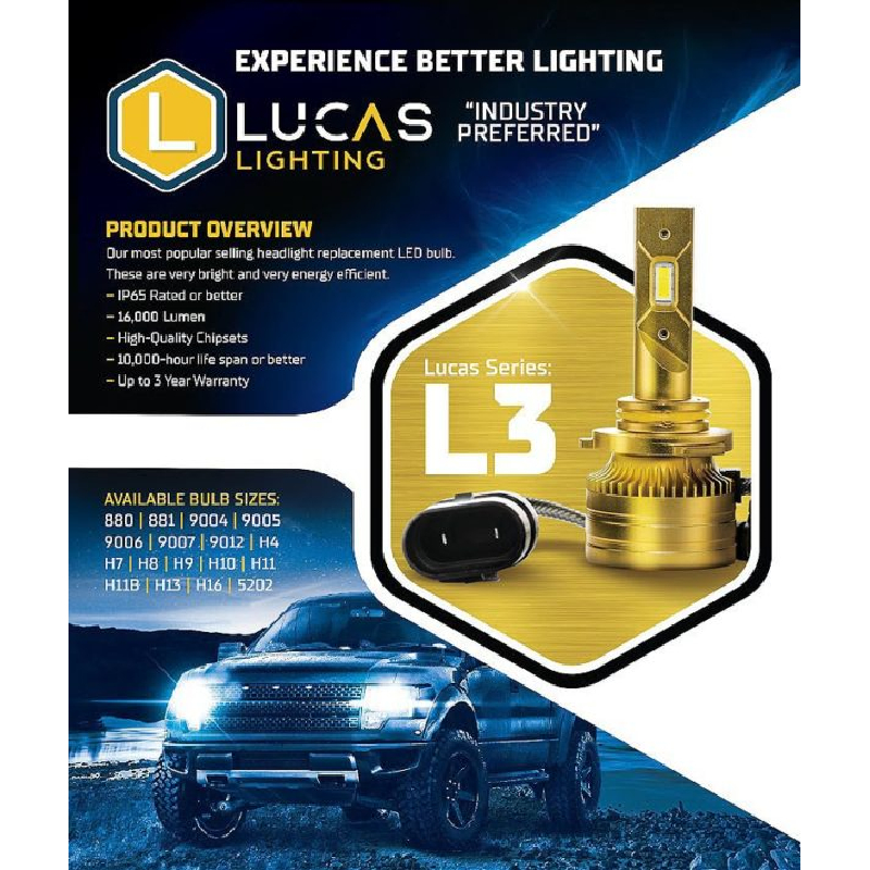 Lucas Lighting L3-D1/D2/D3/D4 LED Lights