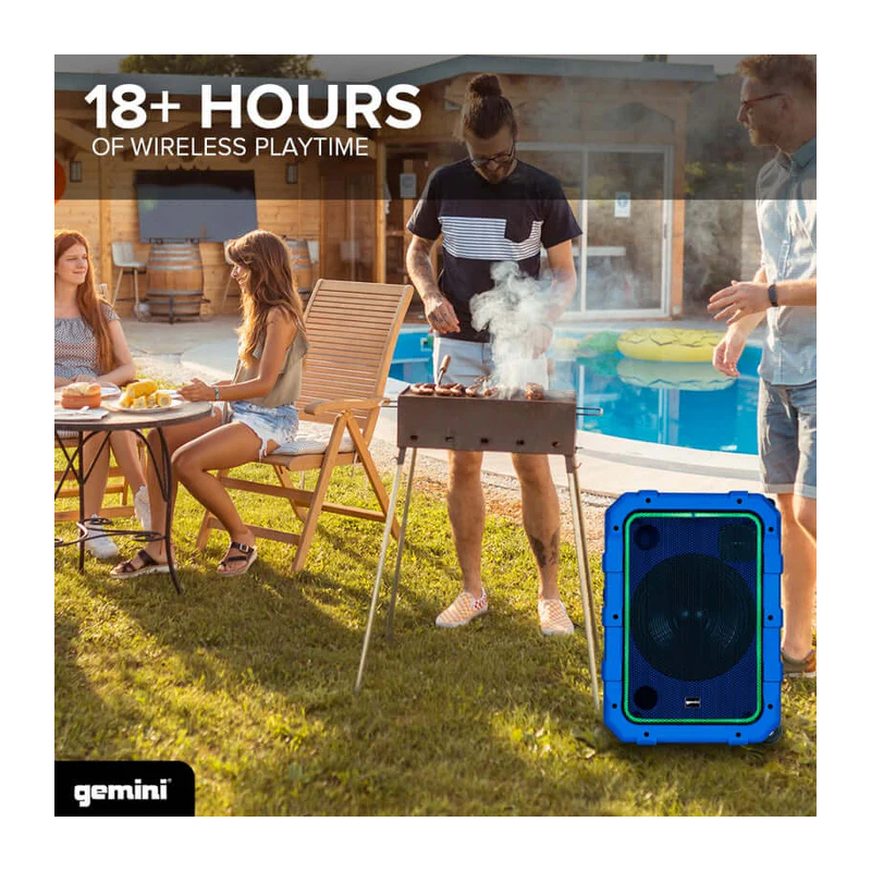 Gemini MPA-2400BLU Portable Speakers