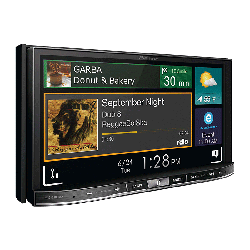 Pioneer AVH-X1800S In-Dash Video Receivers (With Screen)