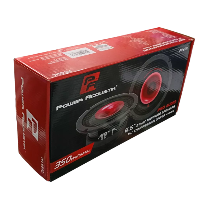 Power Acoustik PR-654C Full Range Car Speakers