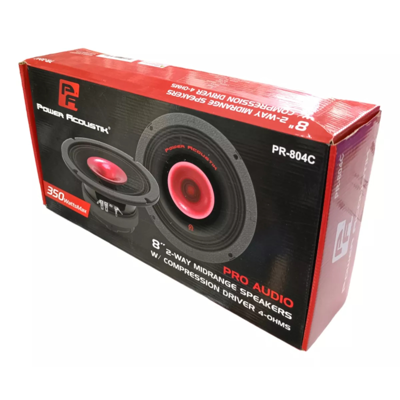 Power Acoustik PR-804C Full Range Car Speakers