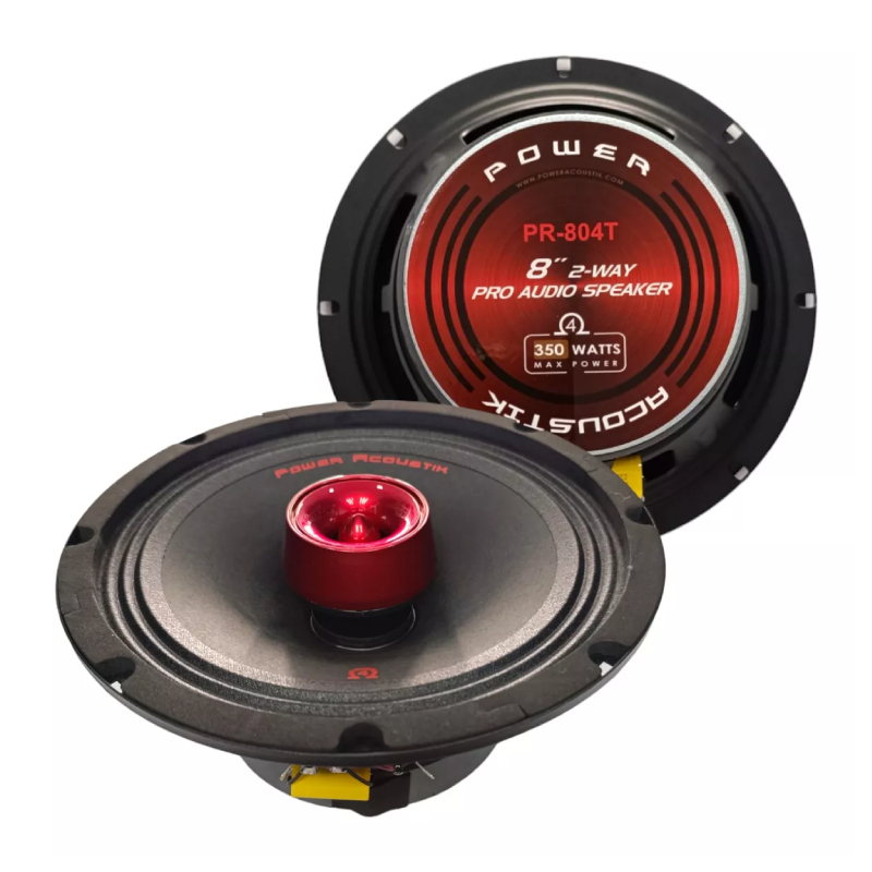 Power Acoustik PR-804T Full Range Car Speakers