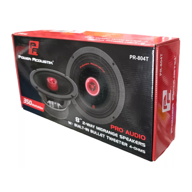 Power Acoustik PR-804T Full Range Car Speakers