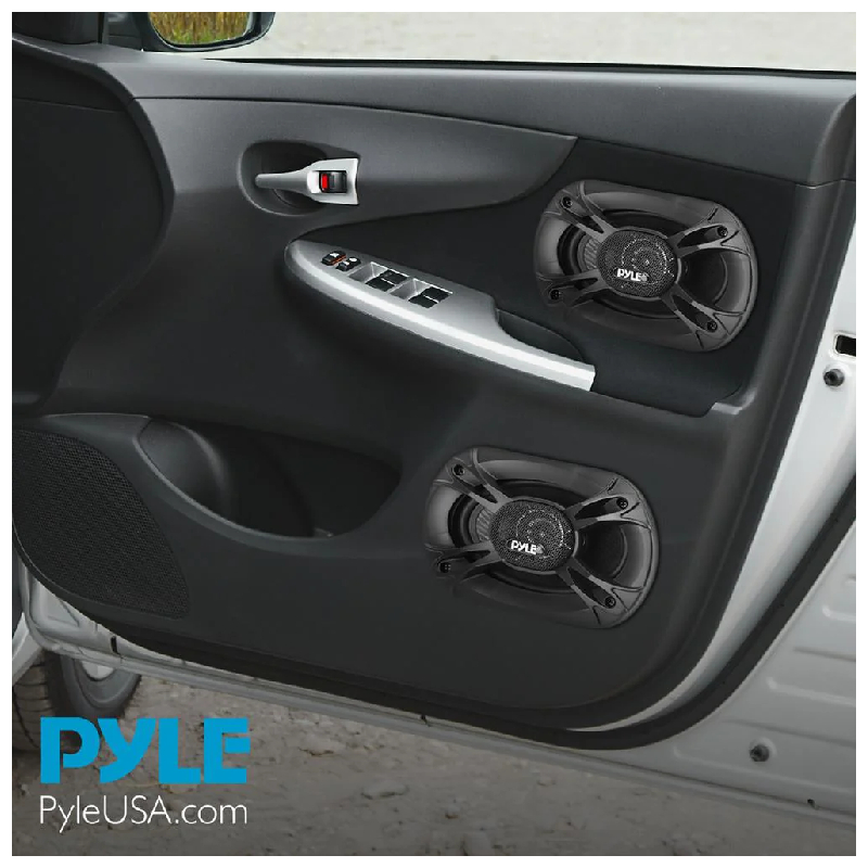 Pyle PL6183BK Full Range Car Speakers