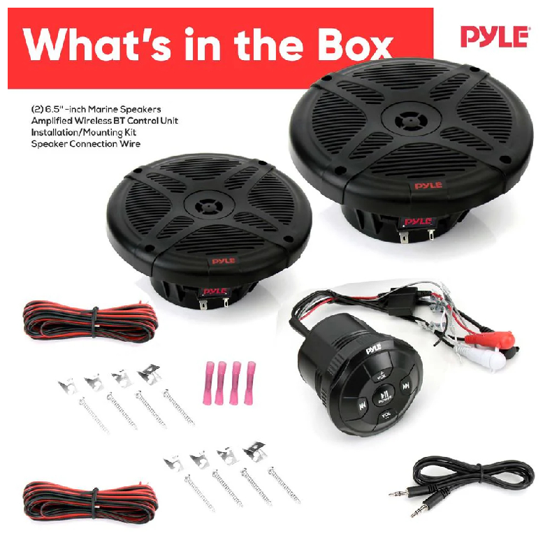 Pyle PLMRKT8 Marine Speakers