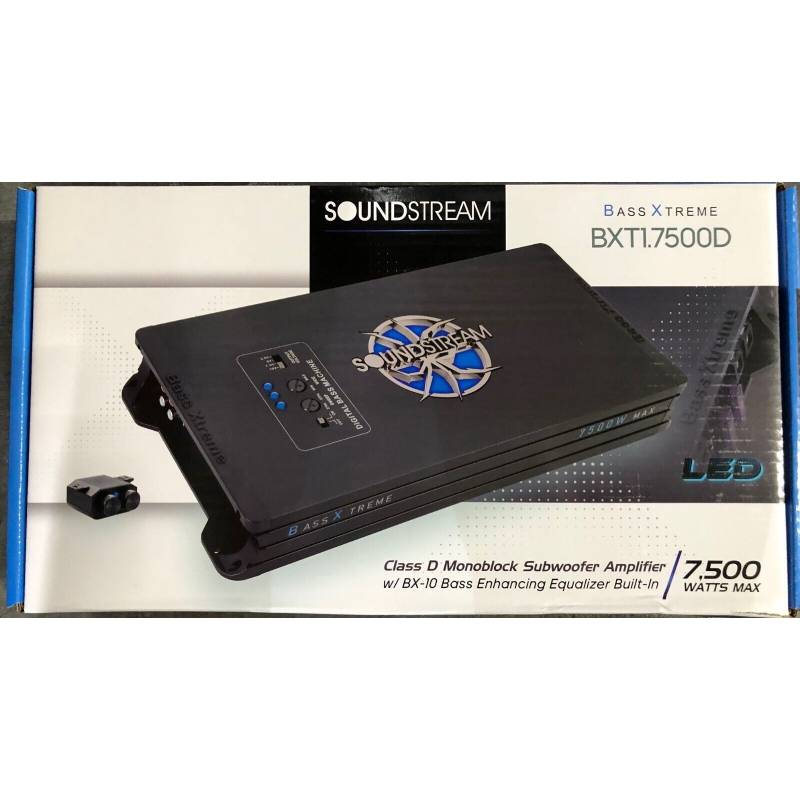 Soundstream BXT1.7500D Mono Subwoofer Amplifiers