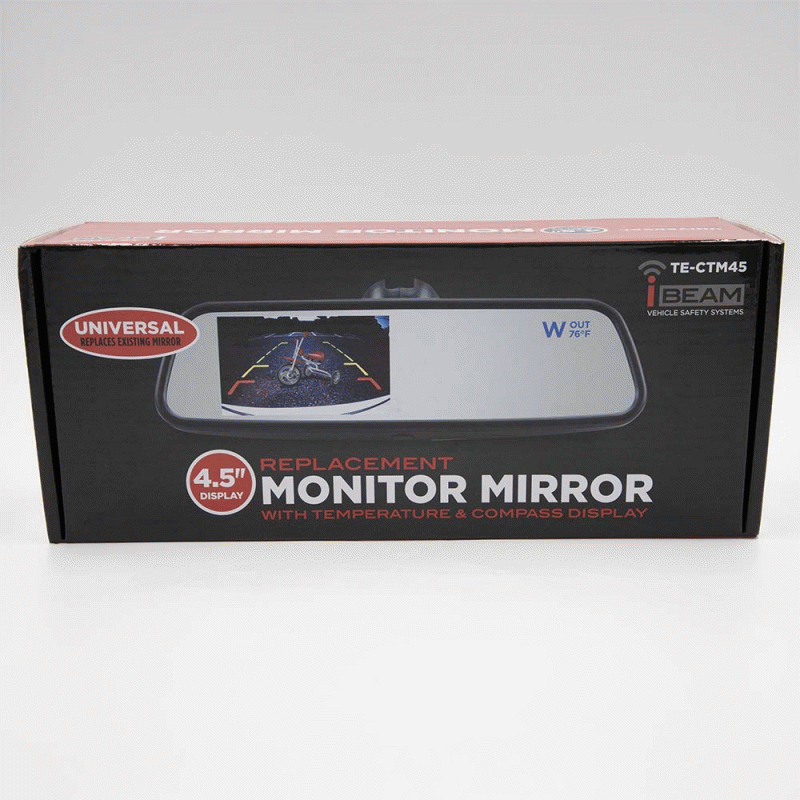 iBeam TE-CTM45 Rear View Mirror Backup Camera
