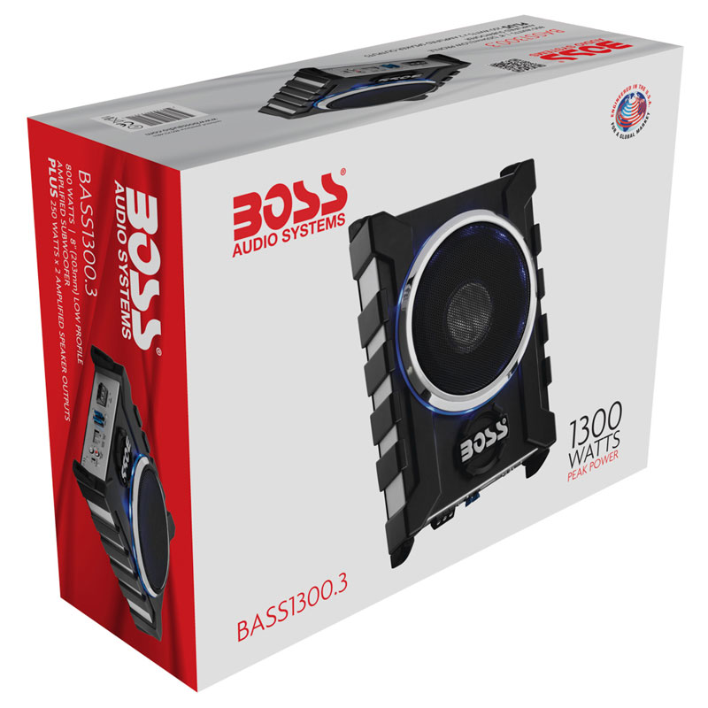 Boss Audio BASS1300.3 Powered Subwoofers