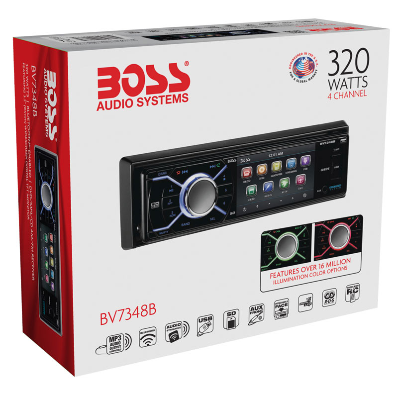 Boss Audio BV7348B In-Dash Video Receivers (With Screen)