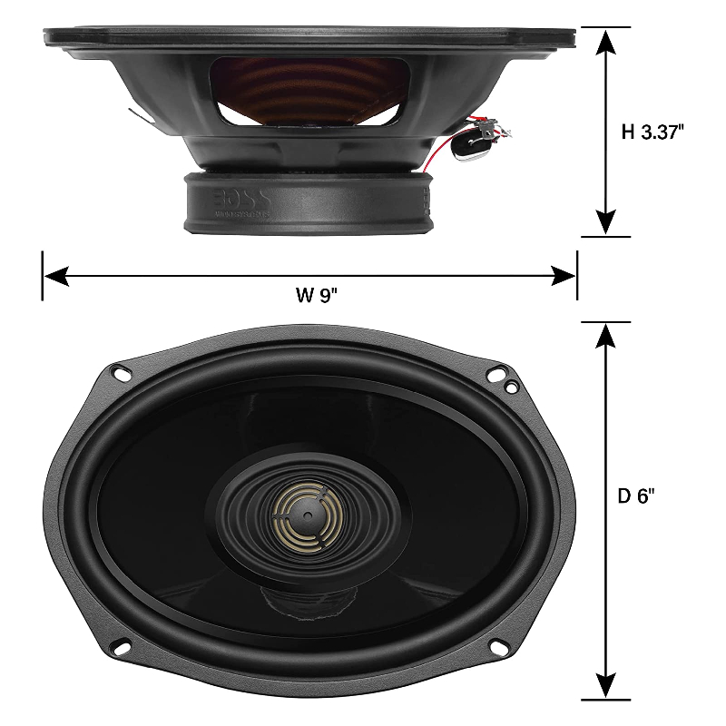 Boss Audio BHD98 Motorcycle & Off-Road Speakers