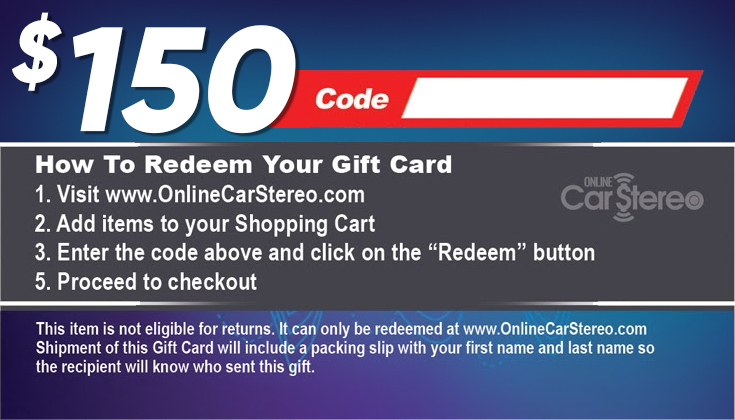 OCS $150 Gift Card Gift Cards