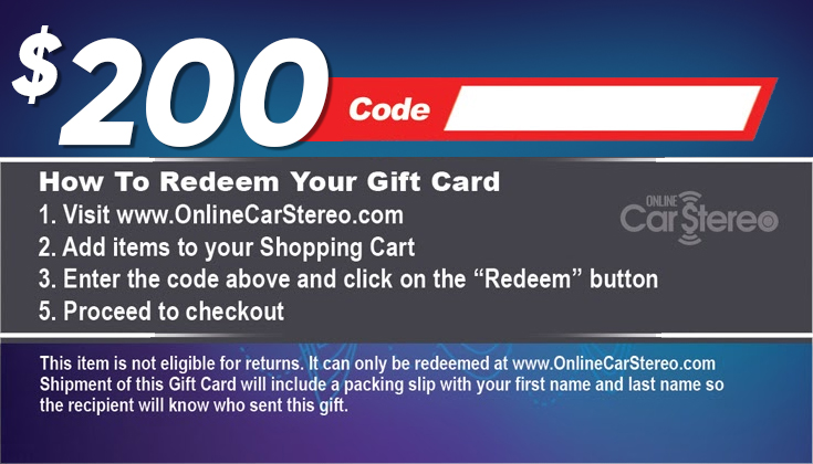 OCS $200 Gift Card Gift Cards