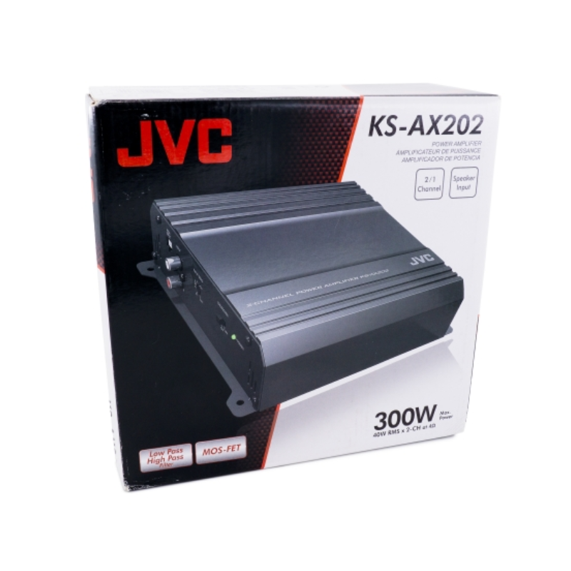 JVC KS-AX202 2 Channel Amplifiers