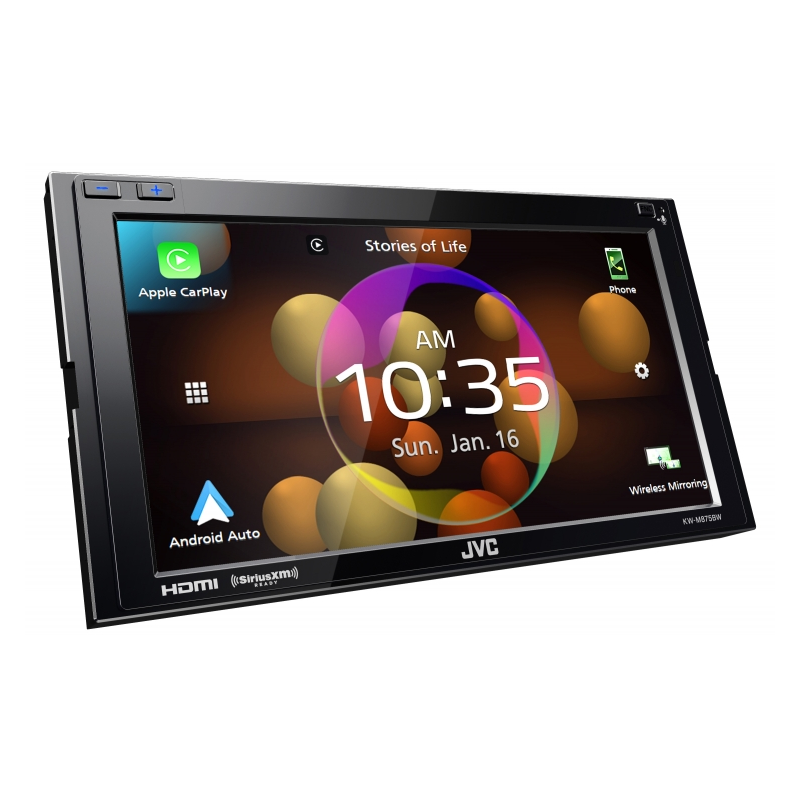 JVC KW-M875BW Apple CarPlay Receivers