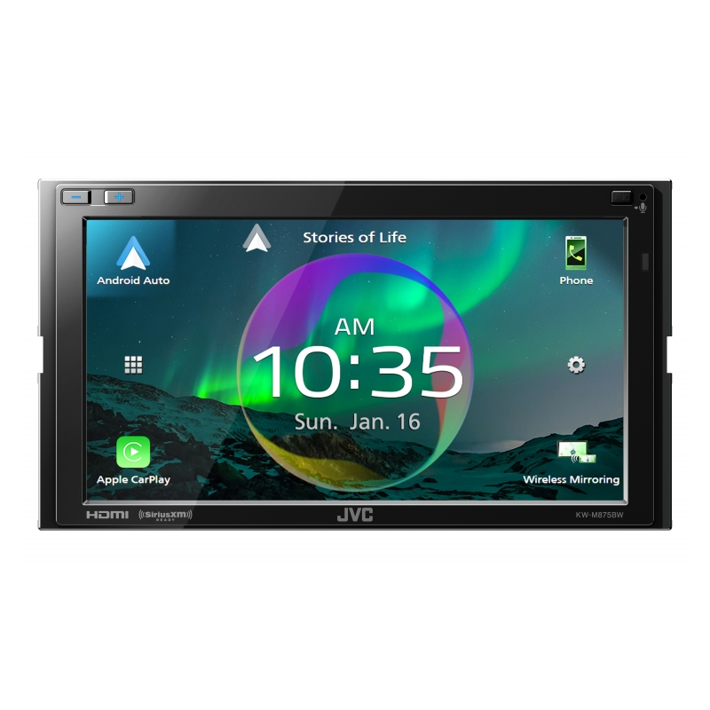 JVC KW-M875BW Apple CarPlay Receivers