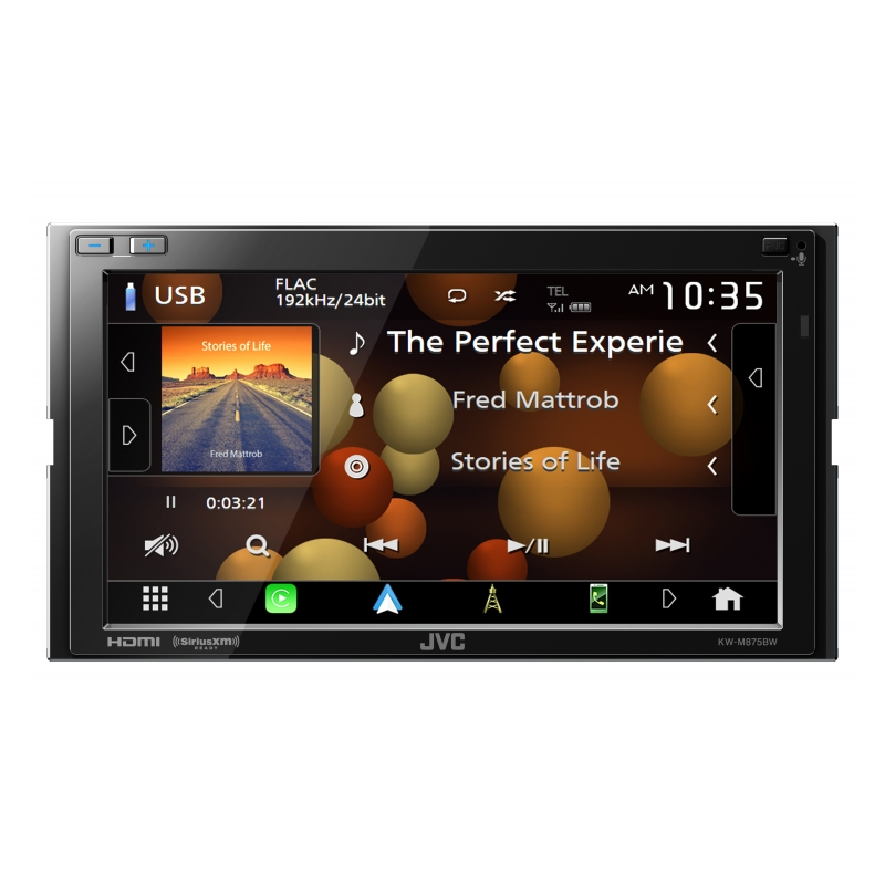 JVC KW-M875BW Apple CarPlay Receivers