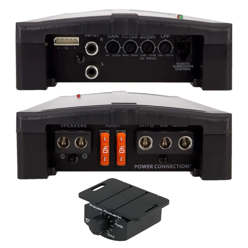 Power Acoustik RZ1-3500D Mono Subwoofer Amplifiers