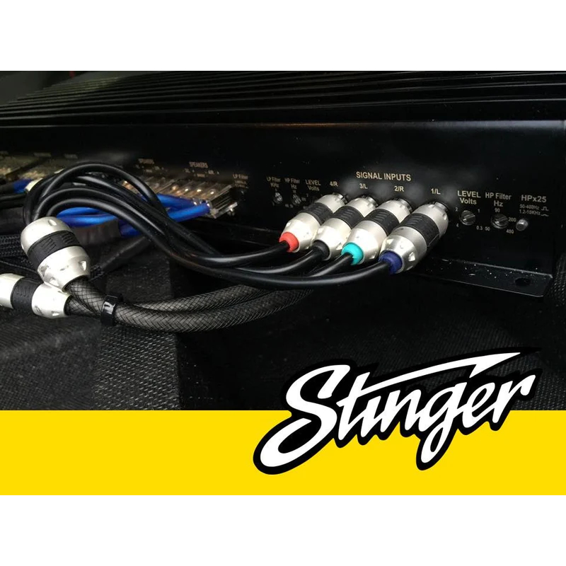 Stinger 12 Ft 2-Channel 8000 Series Audiophile Grade RCA