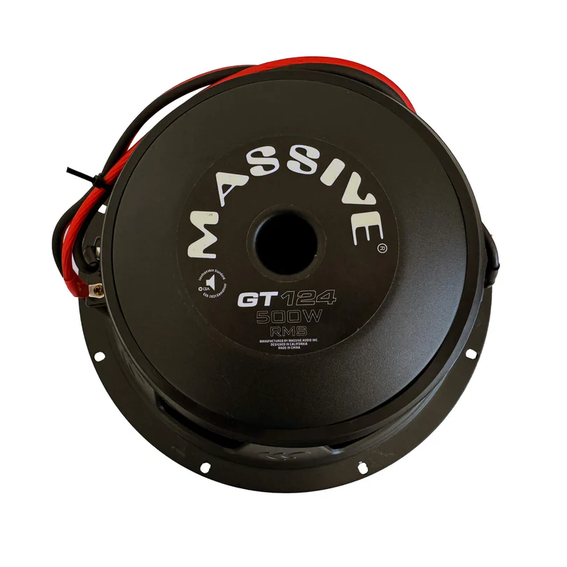 Massive Audio GT124 Component Car Subwoofers