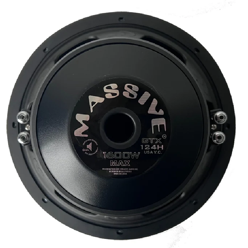 Massive Audio GTX124H  Component Car Subwoofers